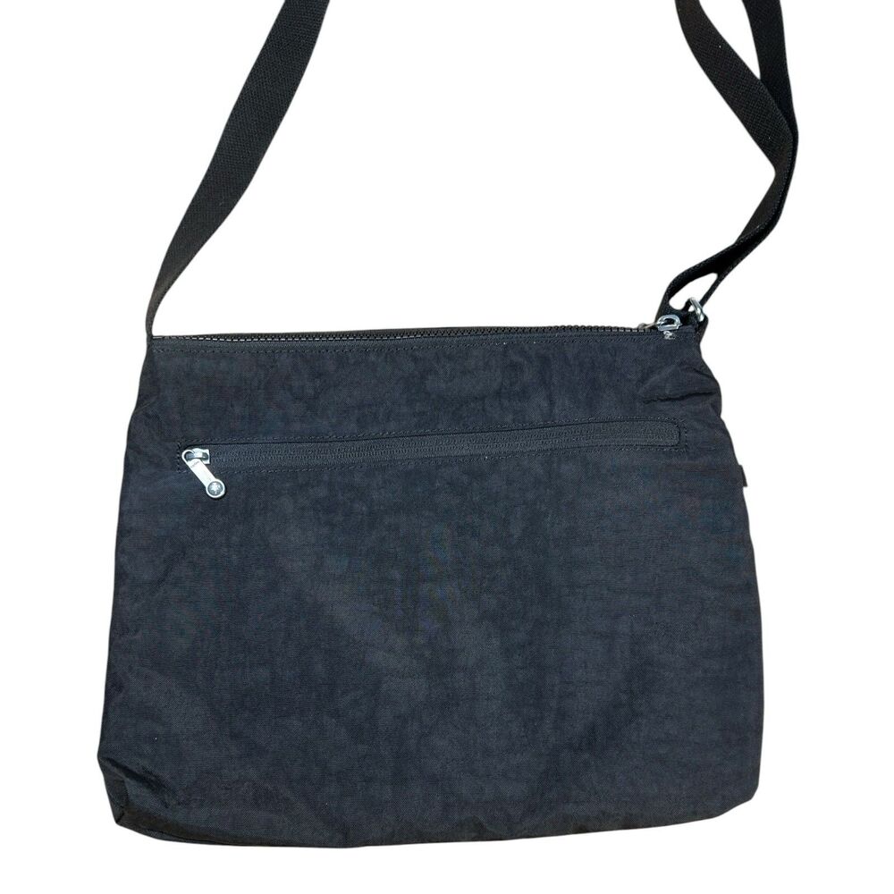 Kipling Davina Black Nylon Crossbody Shoulder Bag EUC 12.5" Monkey - Picture 9 of 9